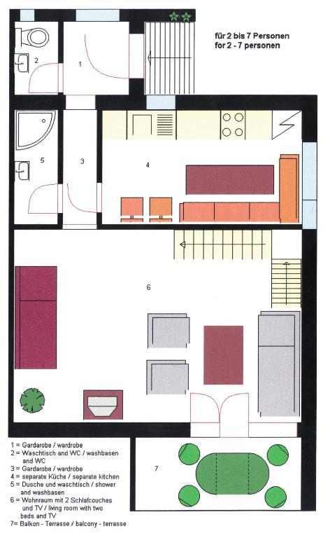 Pension Apartment Granit Prag Værelse billede